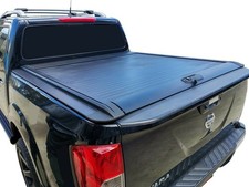 Tonneau Cover Roller Shutter for Nissan Navara NP300 2016+ Double Cab Bed Black