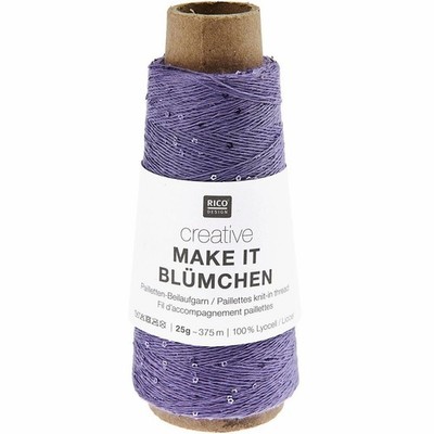 Wolle Kreativ! Rico - Creative make it Blümchen Fb. 18 lila 25 g