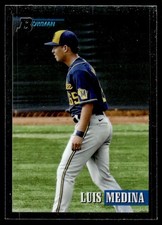 2021 Bowman Heritage Luis Medina Milwaukee Brewers #244
