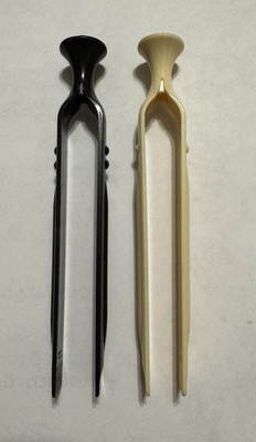 Set of 2 Vintage Plastic Print Tongs Photography Tools
