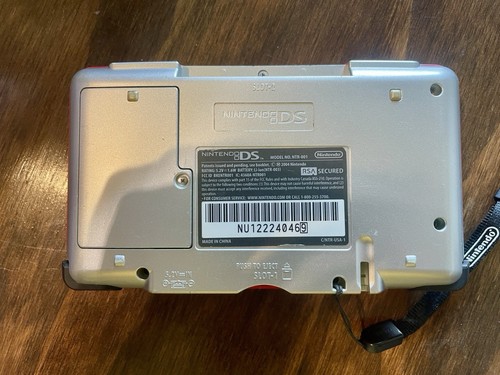 Orginal Nintendo DS Console Red With Wrist Strap (BROKEN HINGE) Tested Works! - Picture 4 of 4