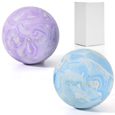 Massage Lacrosse Balls 2 Pack, Rubber Trigger Point Therapy Balls for Deep Ti...