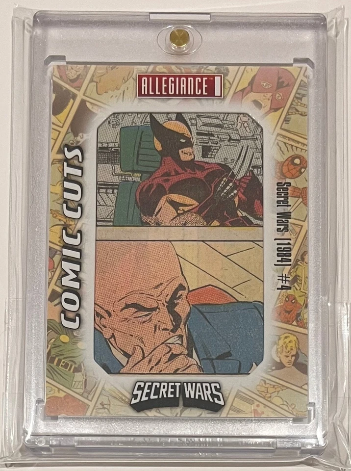 MARVEL COMIC CUT - 2023 - ALLEGIANCE SECRET WARS - CC-SW4-1 - 43/60 - SW #4 - Image 3 of 4