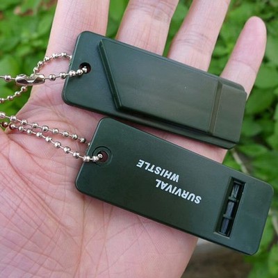 3 Frequency Survival Whistle High Decibel Emergency Camping Hiking Whistle 1-10P