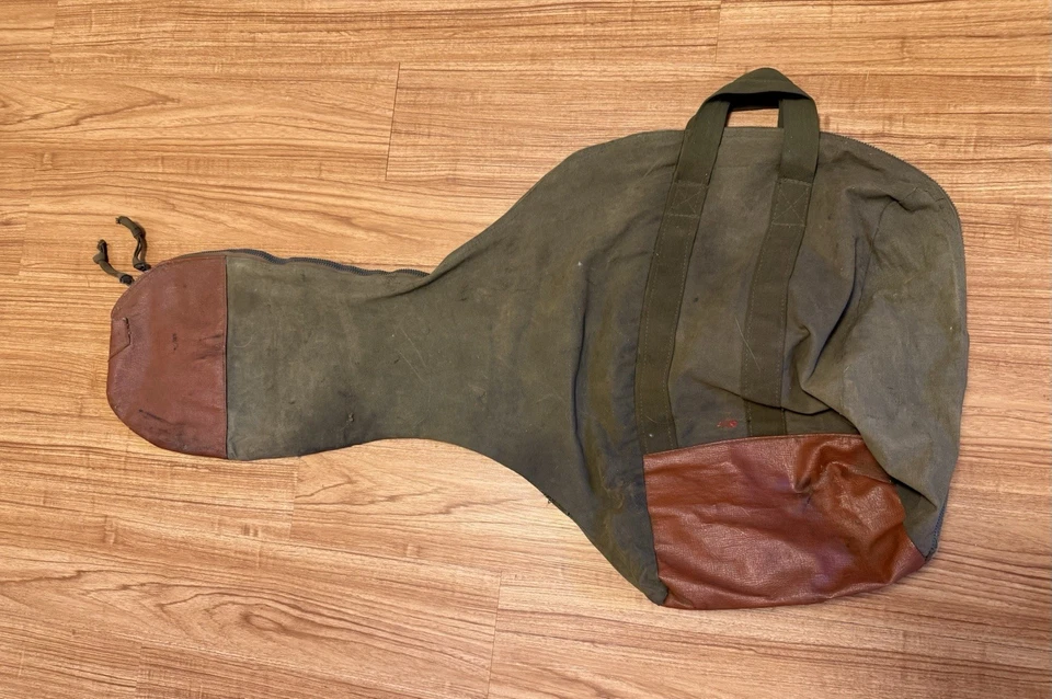 Vintage Outboard Motor Carrying Case 1950’s 60’s Ft. Dodge Tent & Awning Canvas - Image 2 of 4