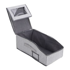 2-Hat Organizer For Baseball Caps Fabric Stackable Hat Storage Box