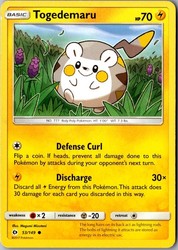 Togedemaru 53/149 SM Base Set Common
