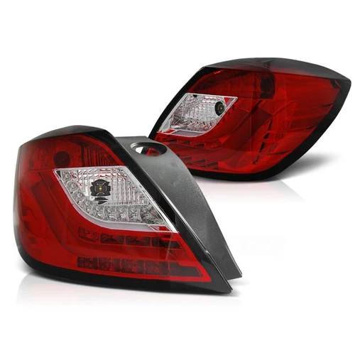 Fanali posteriori LED per Opel Astra H GTC (3 porte) 2004-2009 in rosso/chiaro - Foto 1 di 1