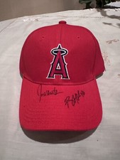 MLB Anaheim Angels Baseball Hat Cap 2 Autographs Jose Mota Bobby Wilson