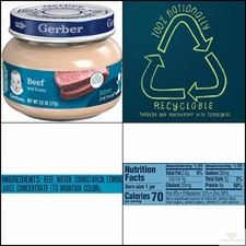 gerber 2nd foods beef & beef gravy