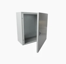 Single Door Wall Mount Enclosure Metal Backplate Steel body IP66 PST-4040-20A
