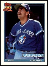 Luis Sojo #26 1991 Topps