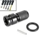 Ocket Chuck Converter Drill Power Tools Set Shank 1/4in Bits Drilling Drive
