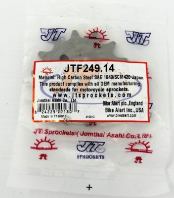 JT Sprockets - JTF249.14 - Steel Front Sprocket, 14T | eBay