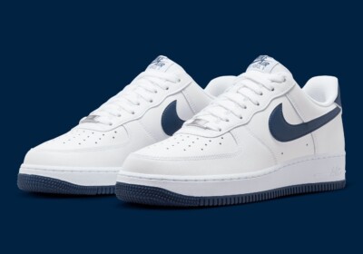 Midnight Navy Blue Tenis Air Force One Azules Nike Air Force '07