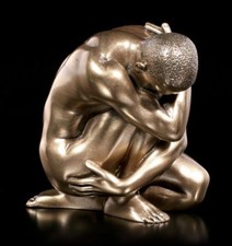 Male Act Figure - On The Ground With Bent Leg - Veronese Sexy Man Statue