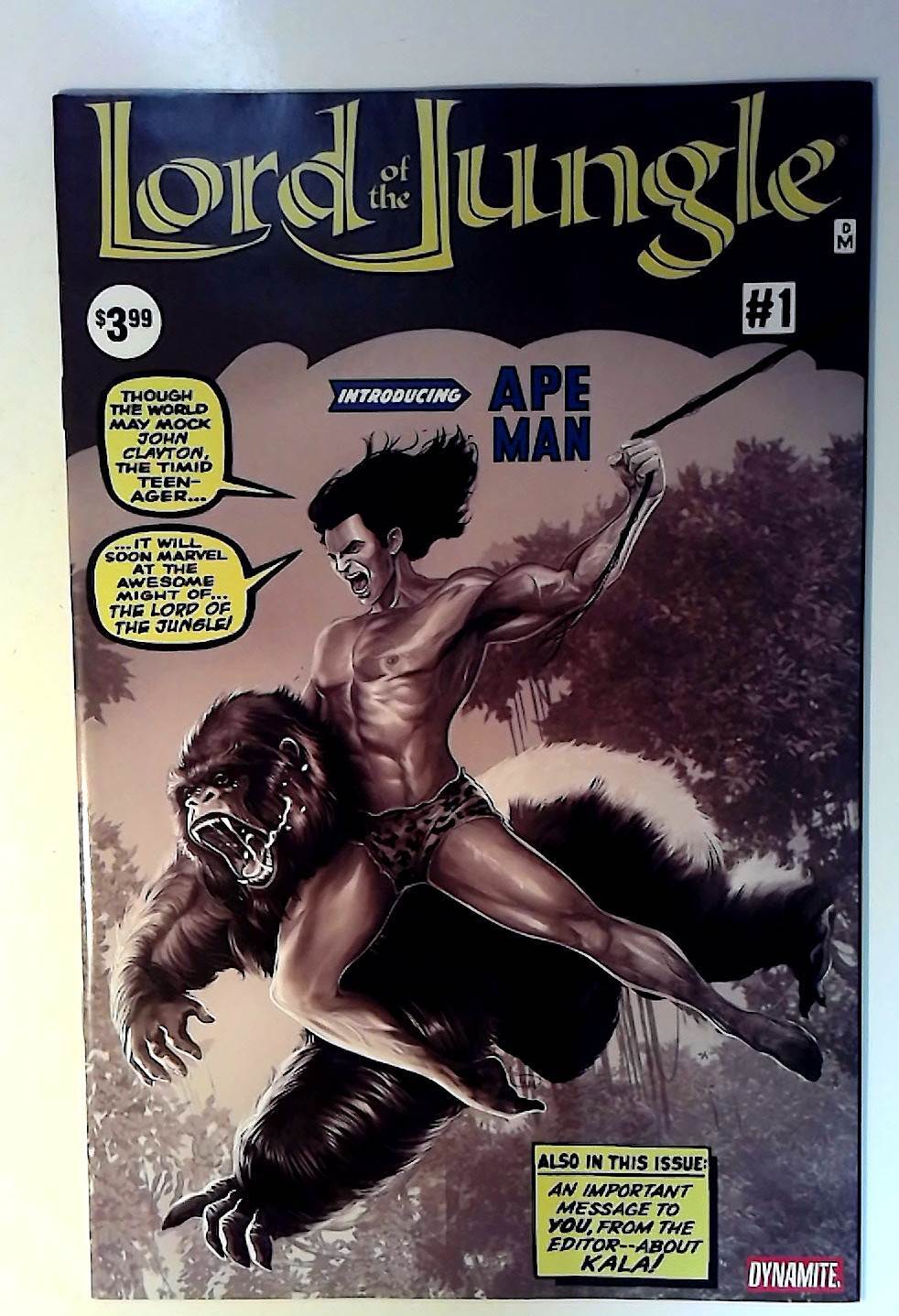 Lord of the Jungle #1 t Dynamite Entertainment (2022) NM 1st Print ...