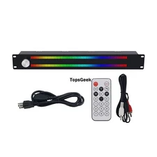Professional LED64x2 Level Rhythm Light Music Spectrum Display Voice Control 