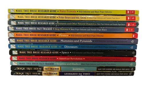 16 Mary Pope Osborne MAGIC TREE HOUSE Merlin Missions & Fact