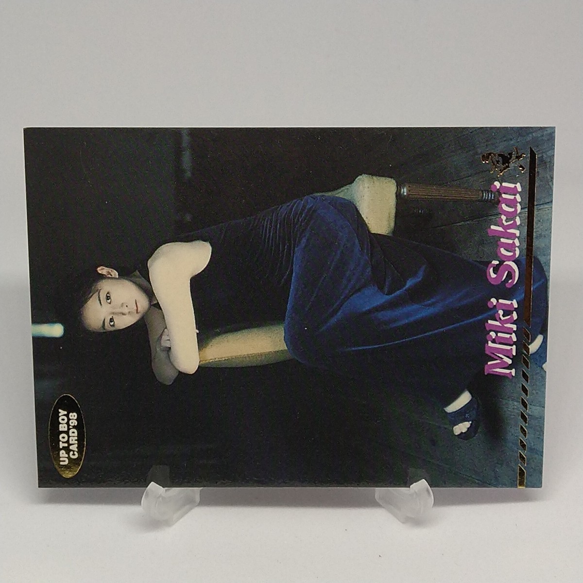 Miki Sakai Up to Boy Trading Card '98 No.023 Wani Books Japanese