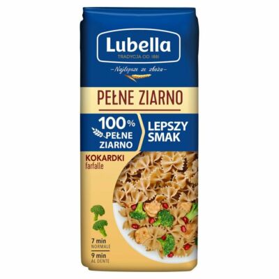 ( EUR 4,75/1kg) 10 x  Lubella Nudel  Vollkornnudeln Farafelle 400 g