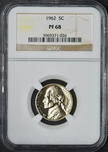 1962 Jefferson Nickel - NGC PF68 - ✪COINGIANTS✪