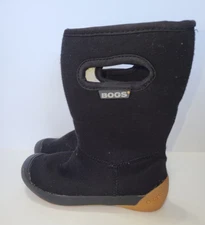 Kids BOGS Summit Boots size 8 black waterproof lined