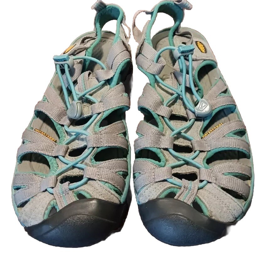 KEEN Sandali da donna 8 5 grigi e verde acqua