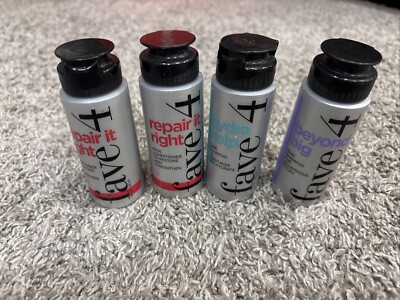 Lot Of 4 Fave 4 Shampoo And Conditioner  2oz