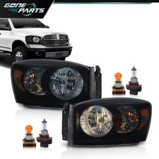 Fit For 06-08 Dodge Ram 15002006-2009 Ram 2500 3500 Smoke Black Headlights Fit For 06-08 Dodge Ram 15002006-2009 Ram 2500 3500 Smoke Black Headlights