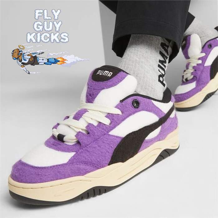 Puma 180 Felt Purple Pop Black White Sand Beige 39322101 Shoe