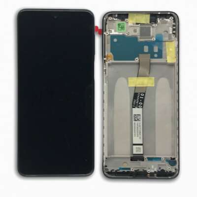 Bildschirm Vollständig Original Mit Rahmen Grau Für Xiaomi Redmi Note 9 Pro Ca