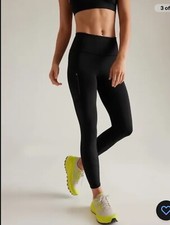 ATHLETA Black Rainier Tight Size Small S NEW