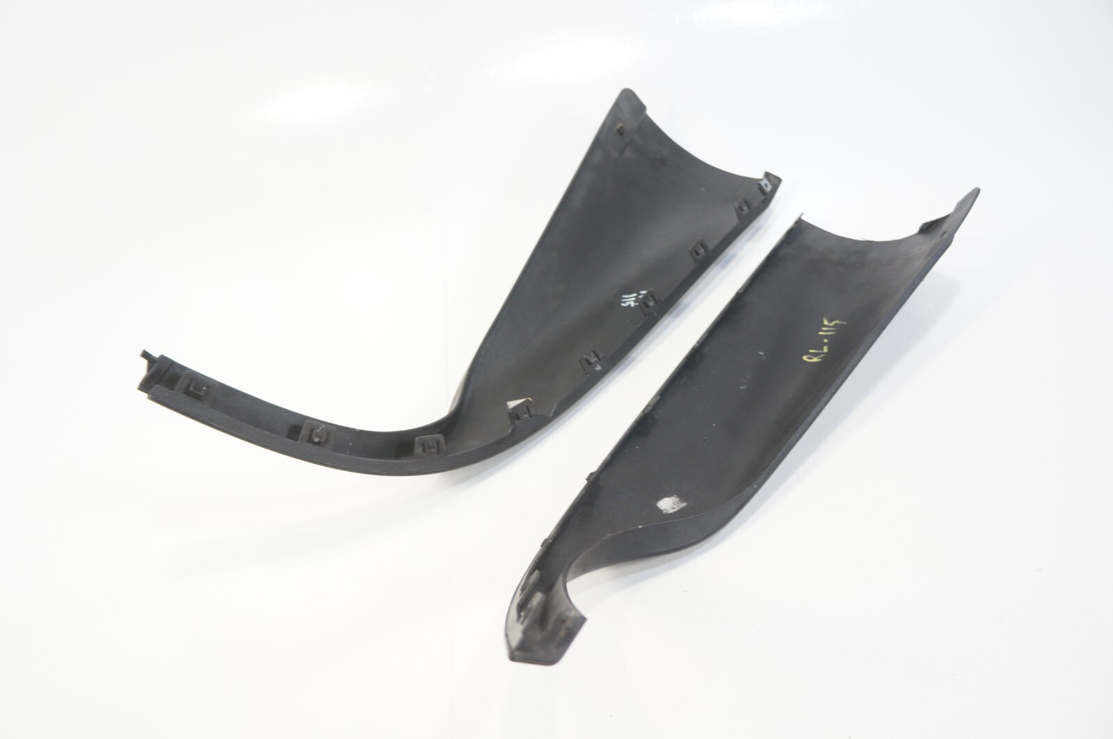 14-2019 maserati ghibli rear right left side bumper lower cover panel trim pair