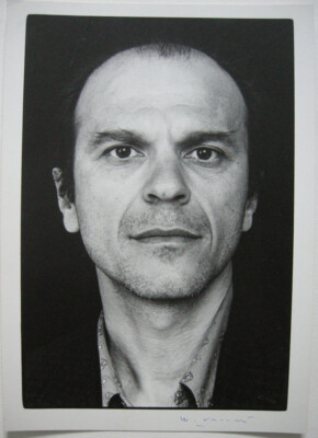 Heinz Günther Mebusch (1952-2001) Portraitfoto Wainar Vakkari signiert E. A.