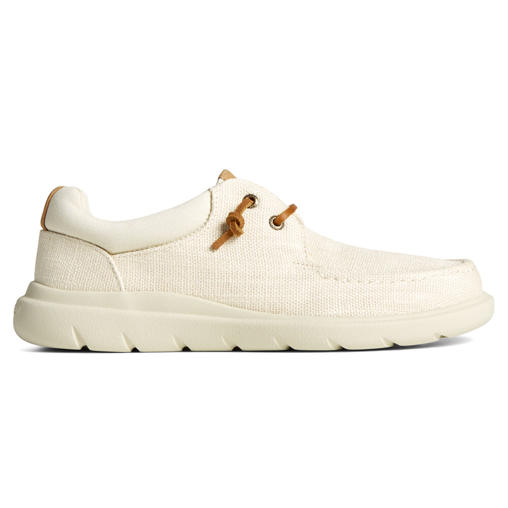 Женские слипоны из конопли Sperry Captains на белой плоской подошве в повседневном стиле STS88239 7590₽