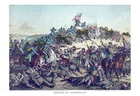 1891 Battle of Nashville, Tennessee Vintage Art Print 13" x 19" Reprint