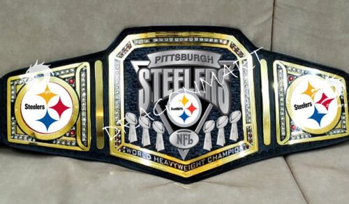 Pittsburgh Steelers Super Bowl Championship Belt American Football NFL 2MM brass - Picture 1 of 4