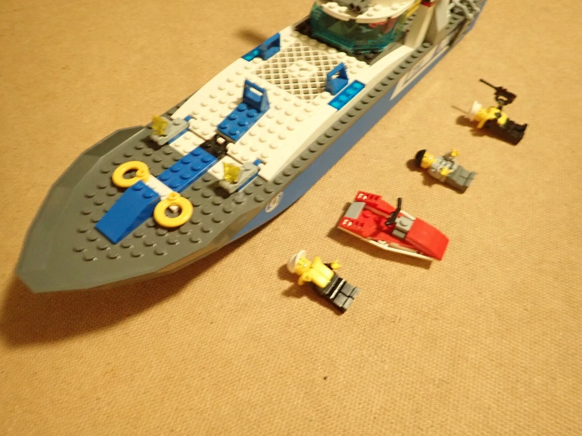Lego Police Boat 7287 Complete l Minifigs 673419142052 eBay