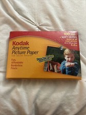 Kodak Anytime 4x6 Picture Photo Paper Soft Gloss 100 Sheets Inkjet Printers NEW