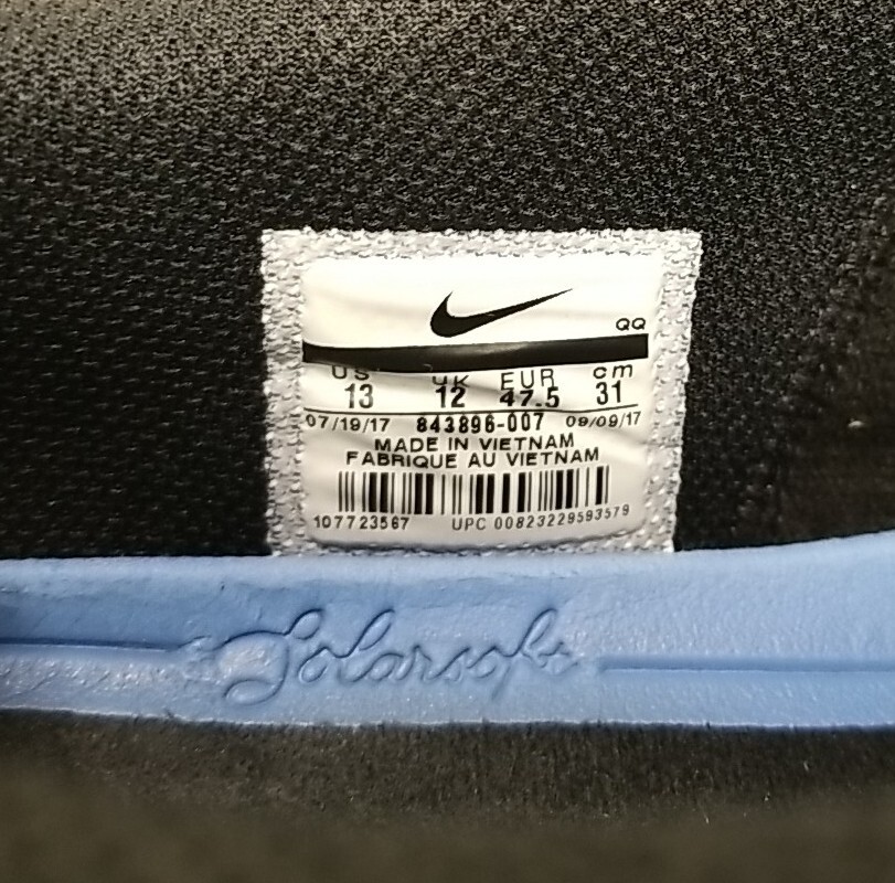 Nike Check Solar SB Canvas Skateboarding Men's Sneakers size 13 Black 843896 007 thumbnail 6