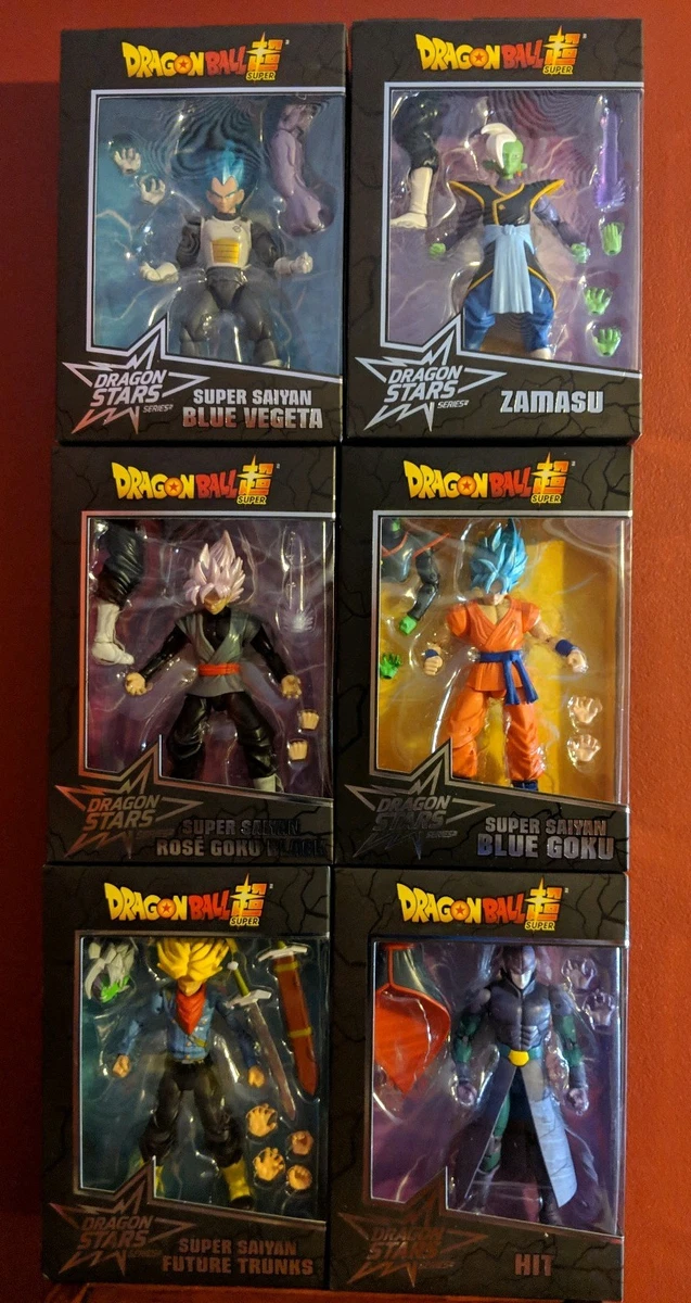 Dragon Stars Series 3 & 4 Action Figure Set ~ SSGSS Goku, Rose Goku, BAF  Zamasu+