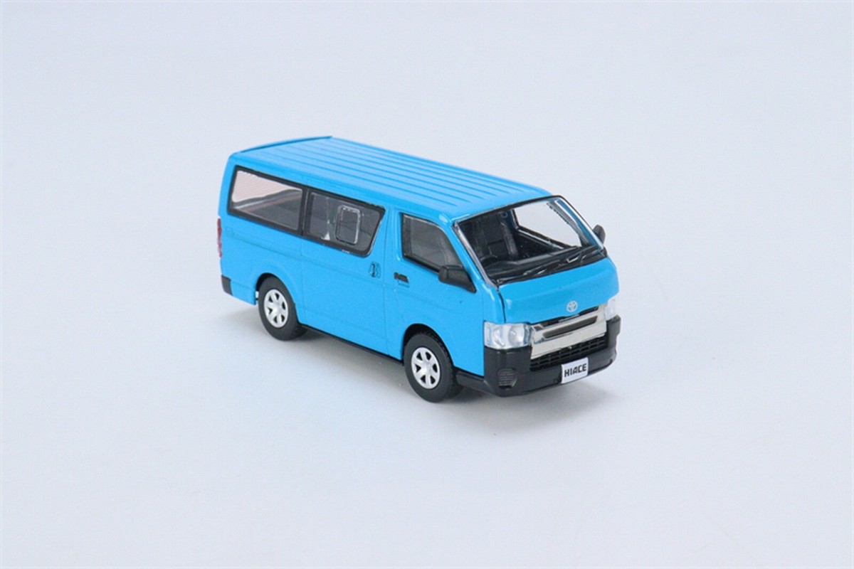 BMC 1/64 Hiace 2015 Blue RHD Diecast Car Model Toy Collection Gift