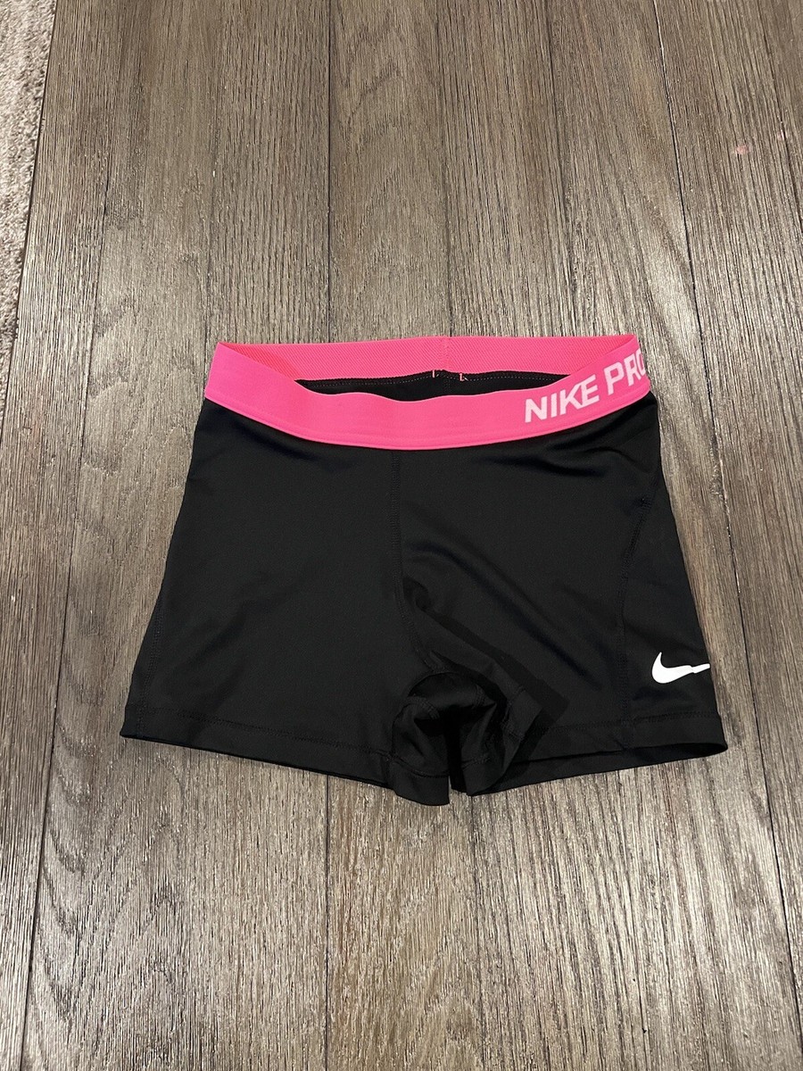 nike pro shorts coloured band