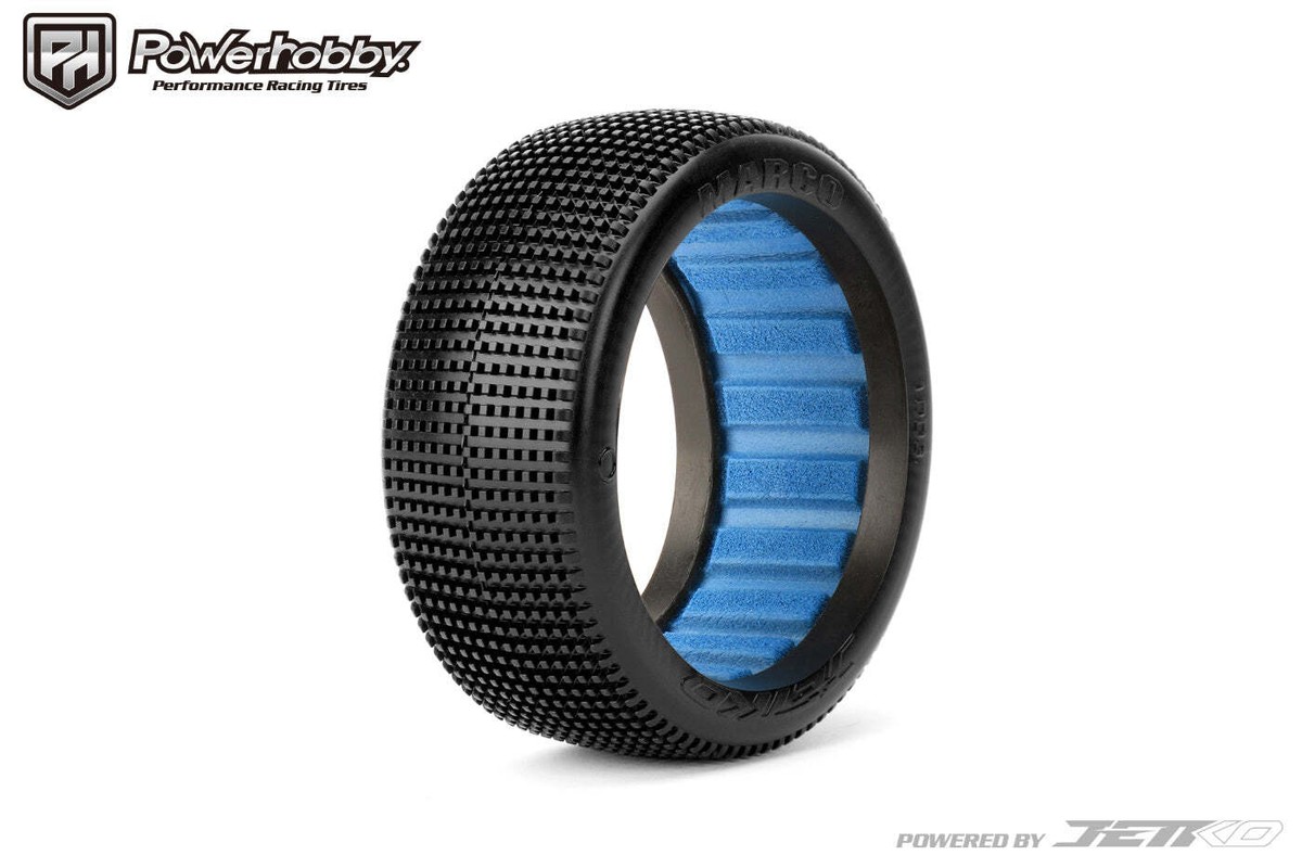 イタリア マトリックス製 1/8GP リアタイヤ 10セット 新品未開封 Powerhobby Marco 1/8 Buggy Tires (2) Ultra Soft | eBay