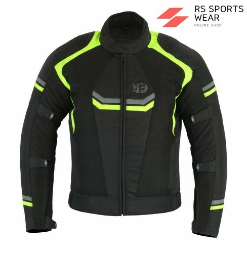 Giacca moto estiva Freeday Fluor V-10 ventilata impermeabile staccabile |  eBay