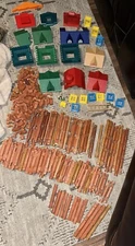 Vintage Playskool Lincoln Logs Huge Lot