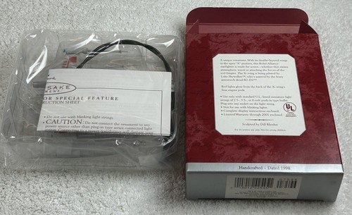 NEW Hallmark Keepsake Ornament X-Wing Starfighter Star Wars Magic 1998 w/Box - Picture 7 of 9