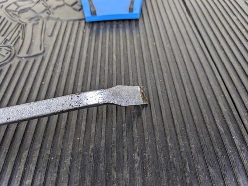 #bg884 SNAP-ON TOOLS CSB10 BLACK HARD HANDLE 12" LONG ANGLED GASKET SCRAPER USA - Picture 13 of 16