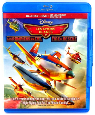 Complete Disney Planes: Fire Rescue  Blu-ray DVD 2014 Canadian Bilingual Edition